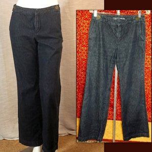 Liz Claiborne Jeans Wide Leg dark denim 4 / 31💥🕛